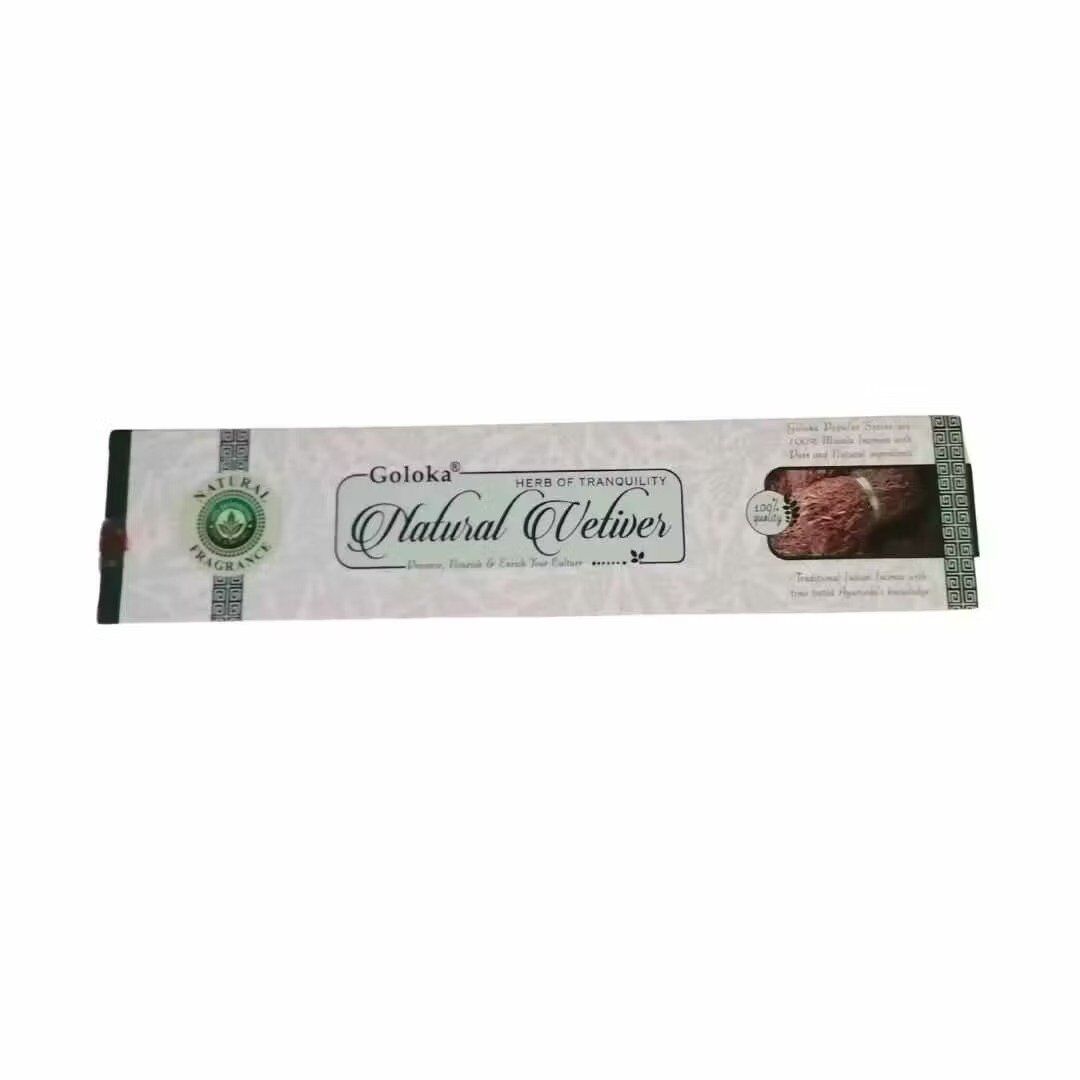Incenso Goloka Natural Vetiver