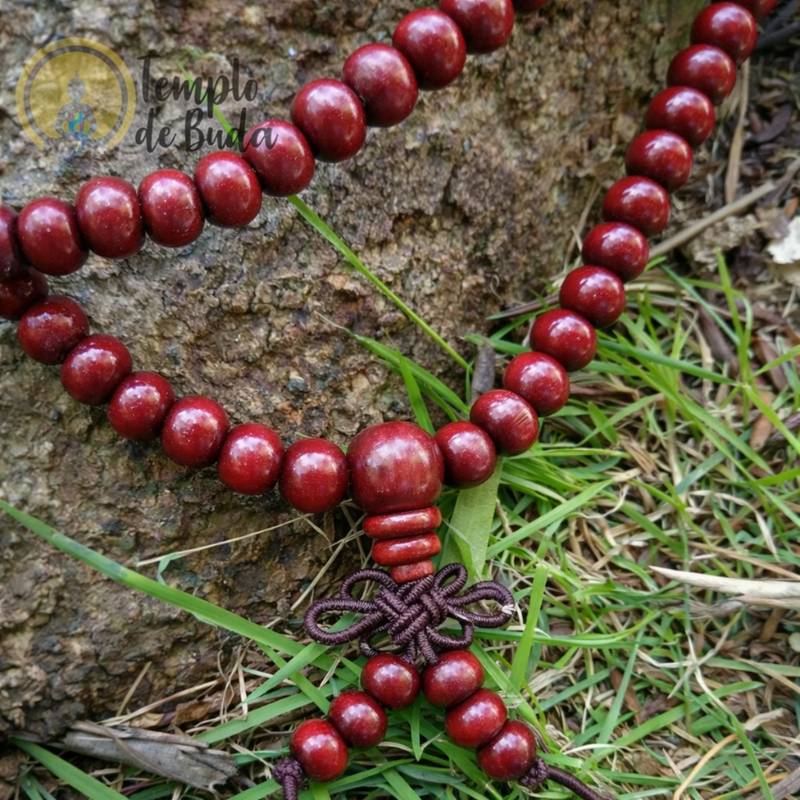 JapaMala Sandalo Vermelho No Tibetano