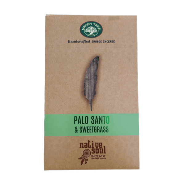 Incenso Natural Native Soul Palo Santo e Sweetgrass Caixa