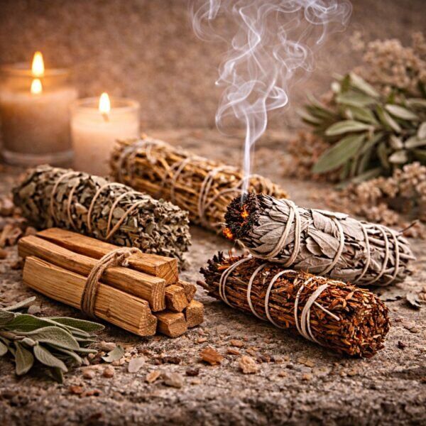 Tochas de Ervas e Madeiras sagradas
