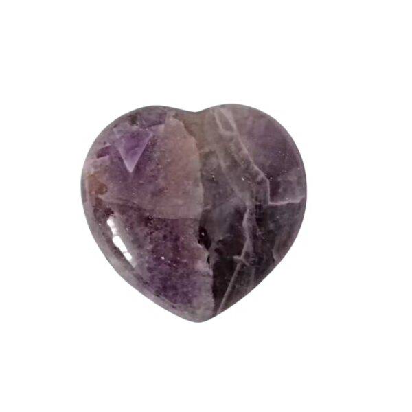 Coração Ametista Chevron
