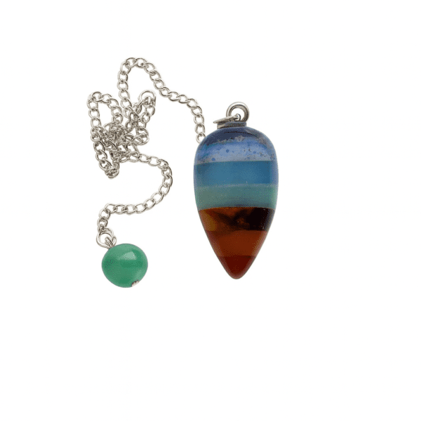 Pendulo 7 Chakras Oval