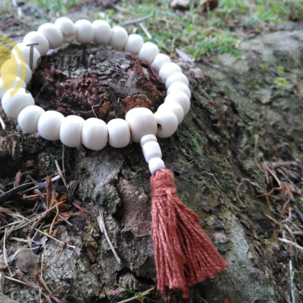 pulseira Antiga Tibetana de Cura Branco