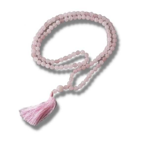 Japa Mala Quartzo Rosa 8mm
