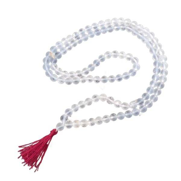 JapaMala Quartzo Branco Fosco OM