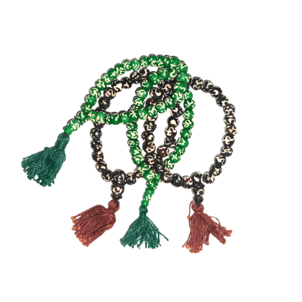Pulseira Japa Mala Antiga Tibetana de Cura OM