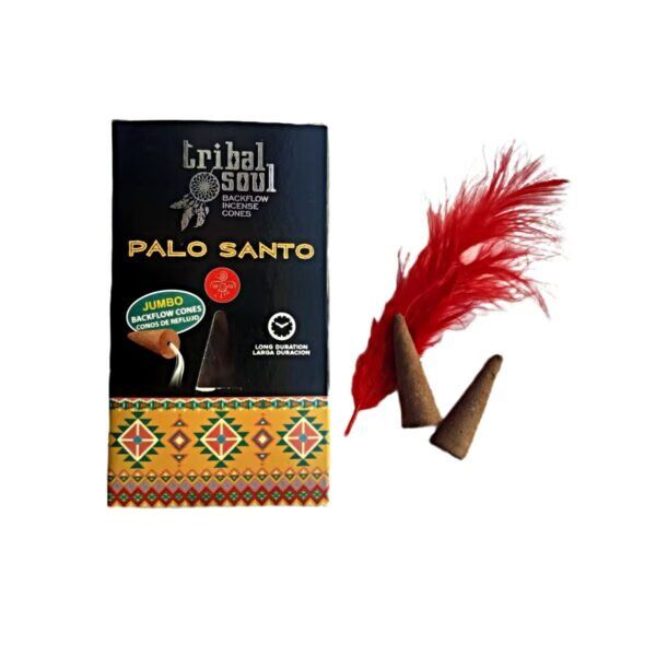 Cones Incenso Refluxo Tribal Soul Pau Santo