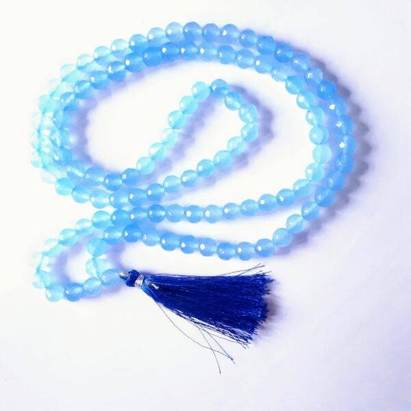 Japa Mala Água Marinha Azul 8mm