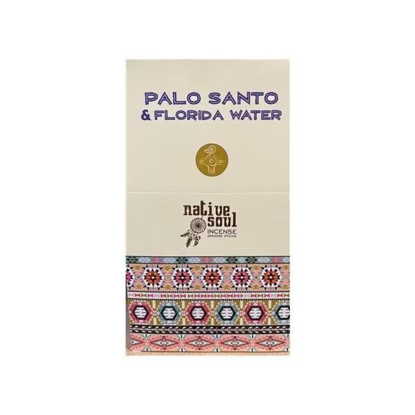Incenso Native Soul Pau Santo e Água Flórida Caixa