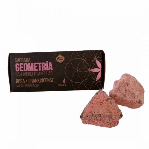 Incenso Triangular Geometria Sagrada Madre Frankincense e Rosa