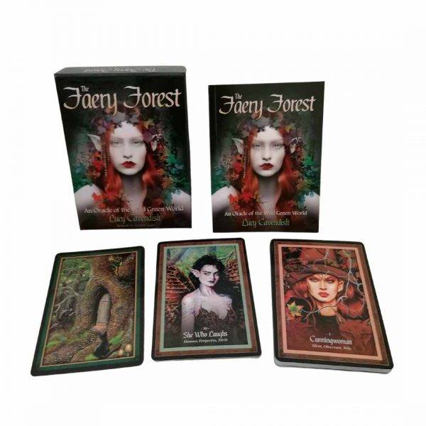 The Faery Forest Oracle An Oracle of the Wild Green World de Lucy Cavendish em inglês