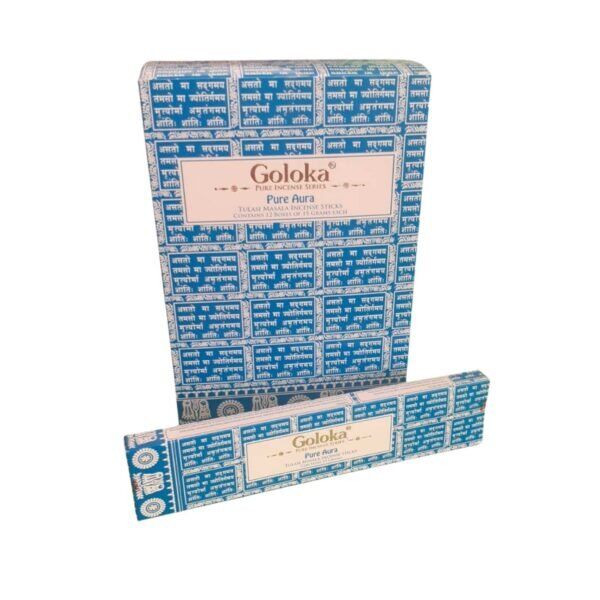Incenso Indiano Goloka Pure Aura Caixa