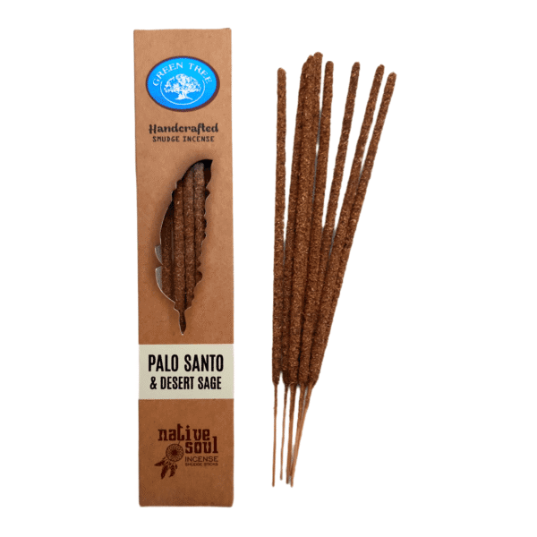 Incenso Indiano Natural Green Tree Native Soul Palo Santo e Desert Sage