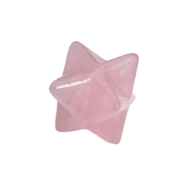 Merkaba de Quartzo Rosa