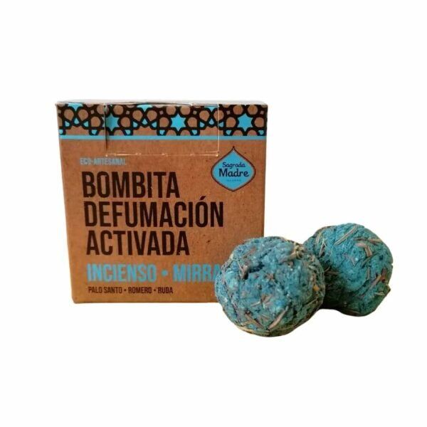 Bombita de Defumação Ativada Sagrada Madre Mirra e Olibano – 8 unidades