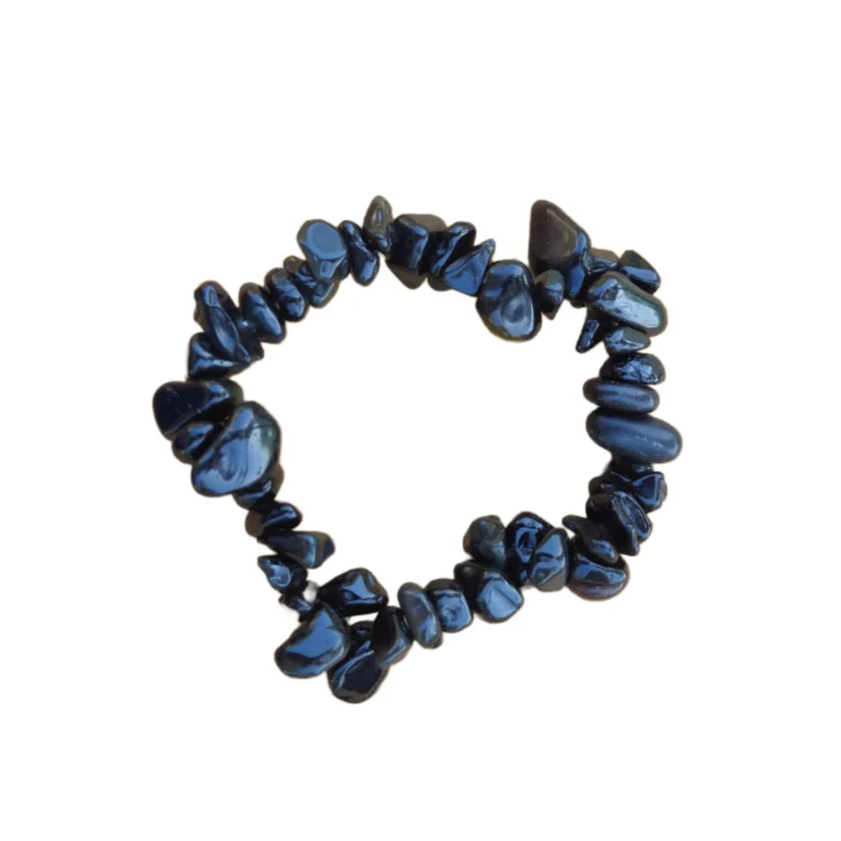 Pulseira de Turmalina Negra Chips