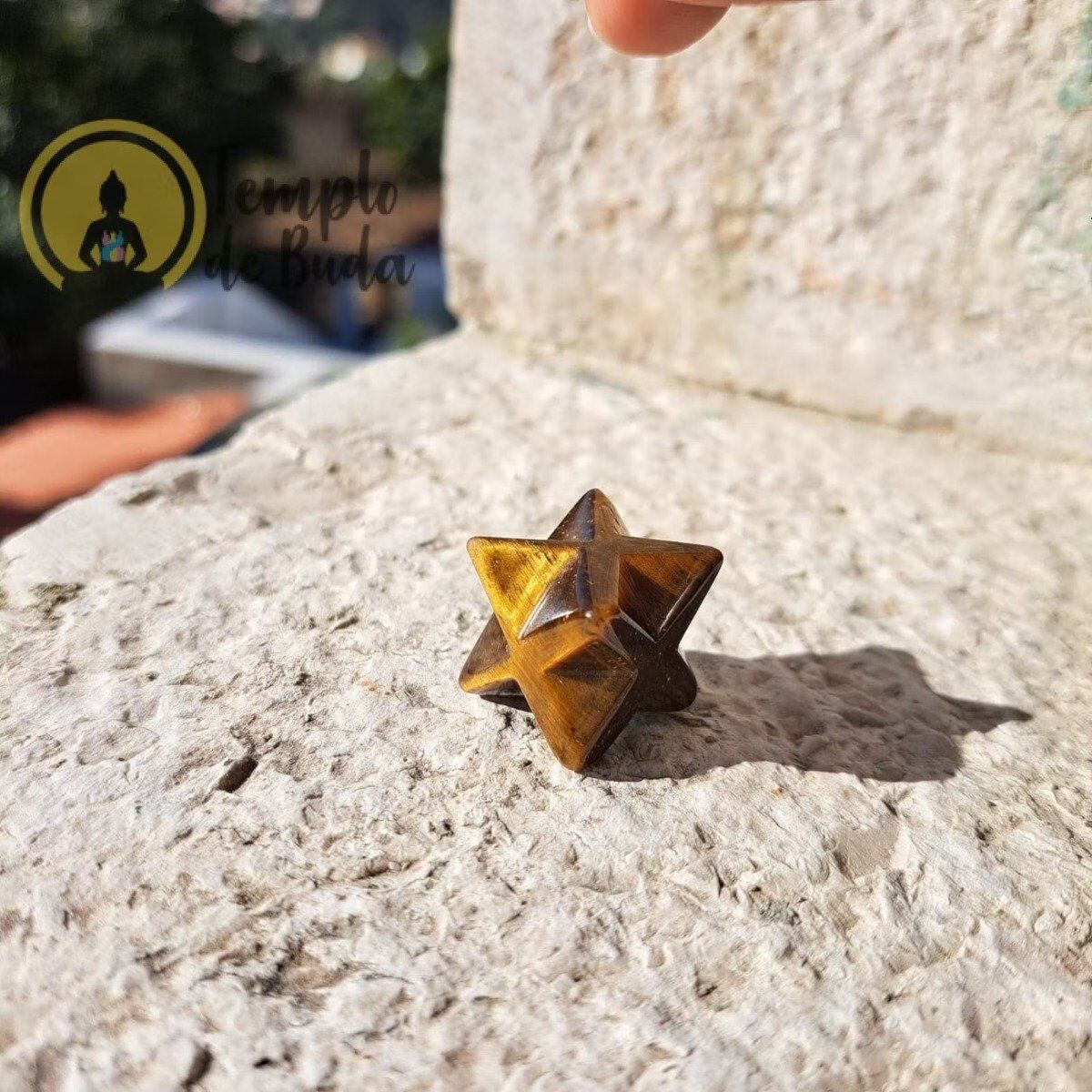 Merkaba de Olho de Tigre