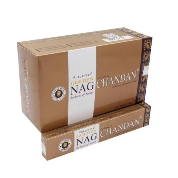 Incenso Golden Nag Chandan Caixa