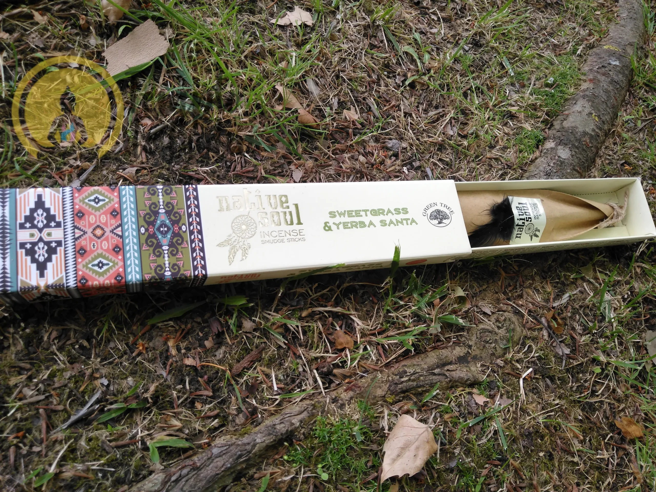 Incenso Indiano Native Soul Sweet Grass e Yerba Santa