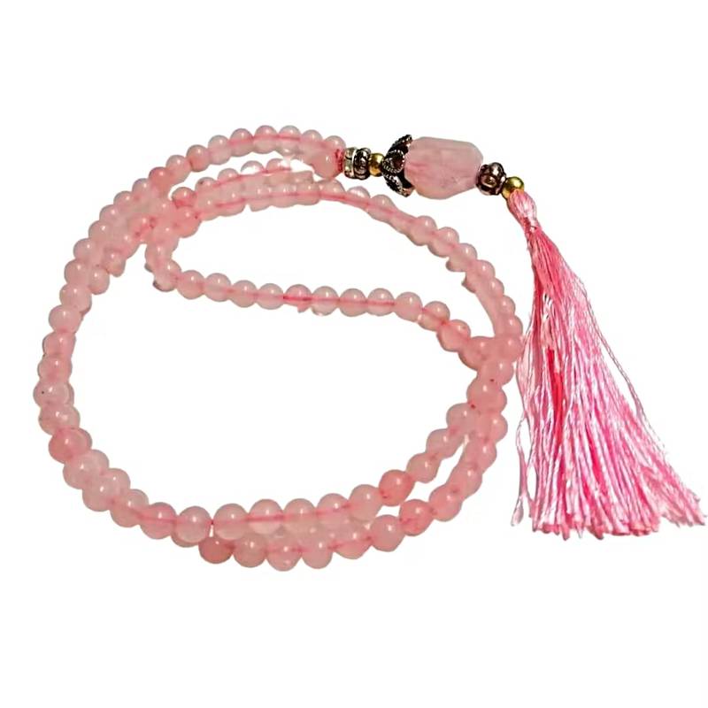 JapaMala Mandala Quartzo Rosa
