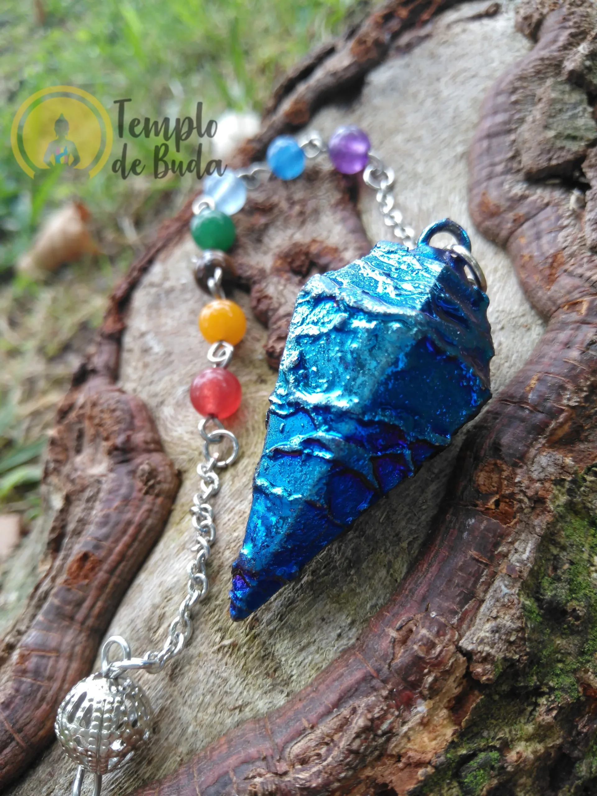 Pêndulo de Aqua Aura Titanium Azul