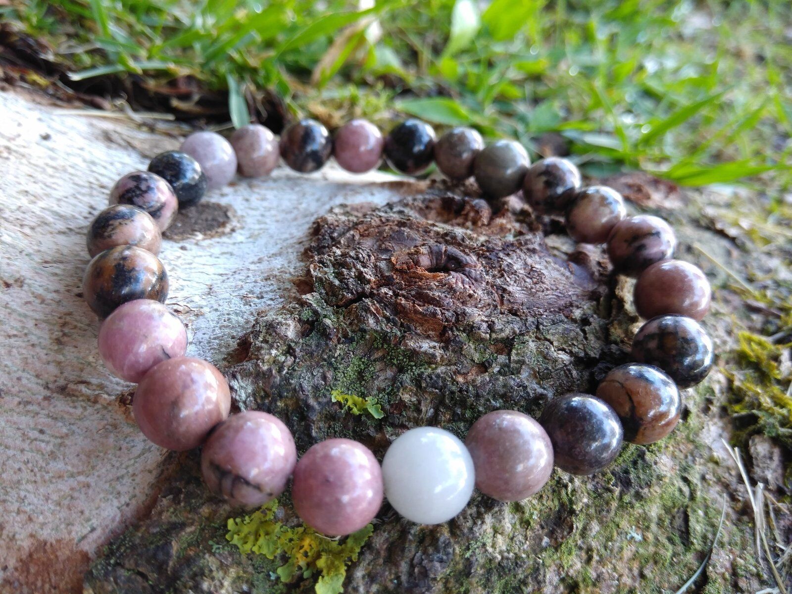 Pulseira Rodonita 8mm