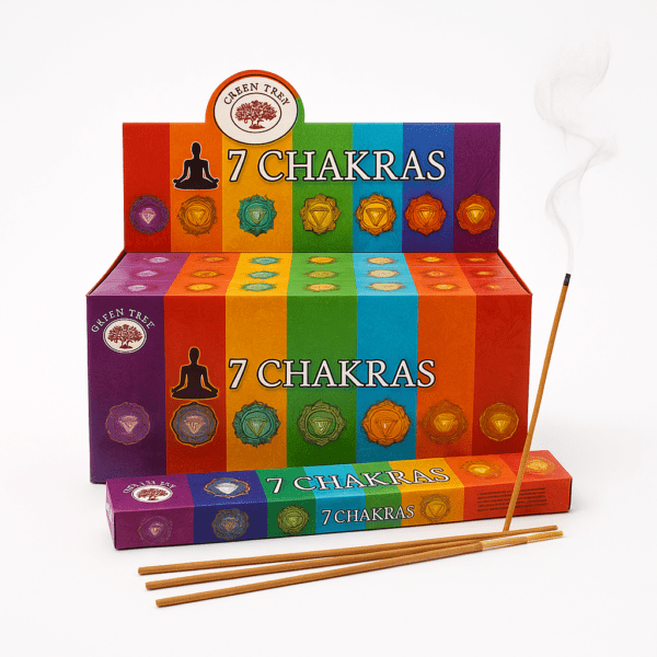 Incenso Green Tree 7 Chakras Caixa