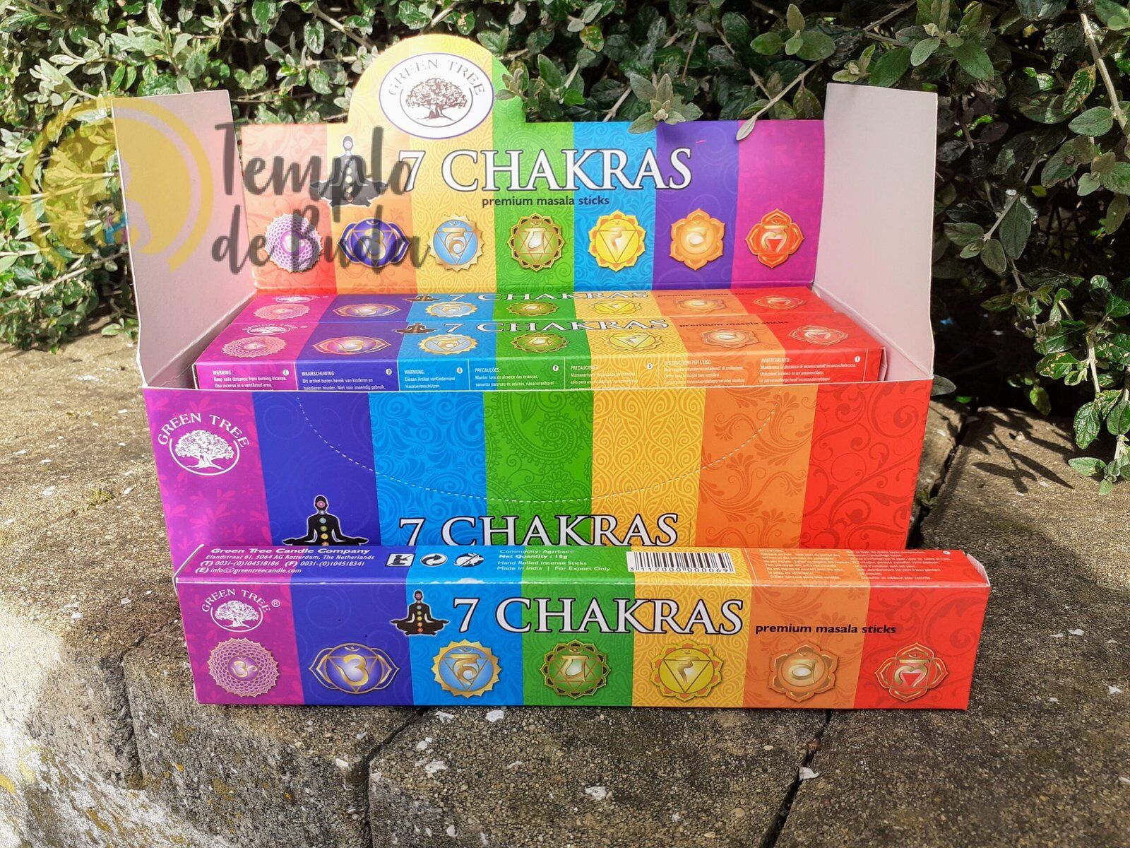 Incenso Green Tree 7 Chakras Caixa
