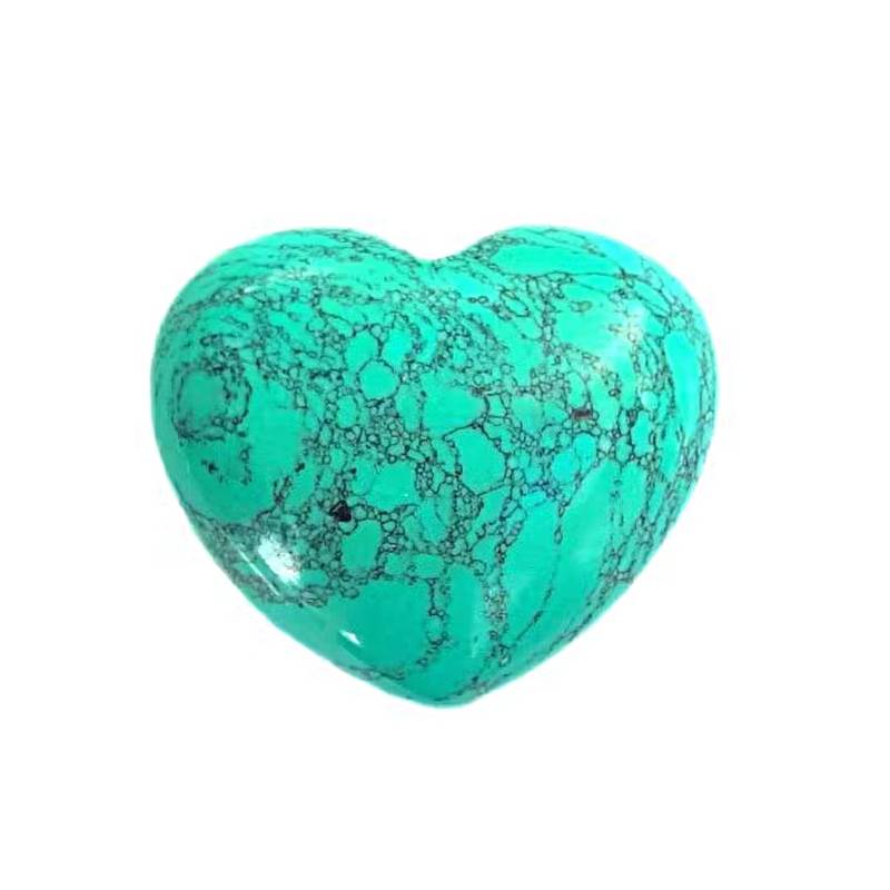 Coração Howlite Verde