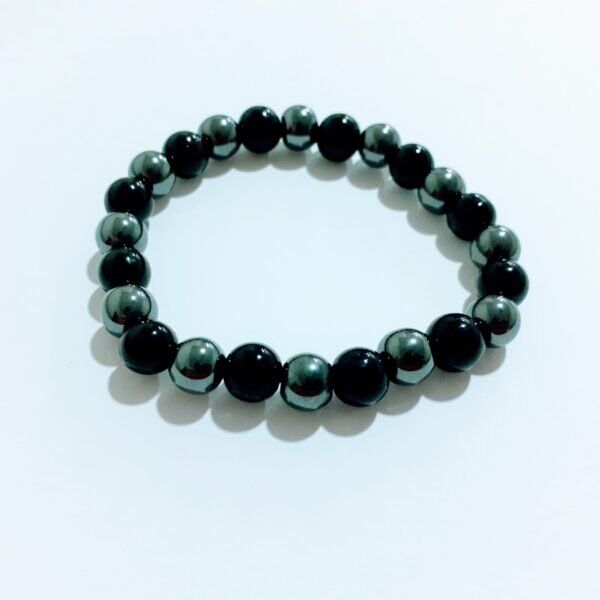 Pulseira Ónix e Hematita