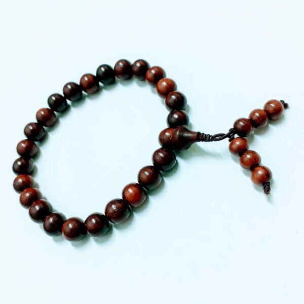 Armband van rood sandelhout 8 mm