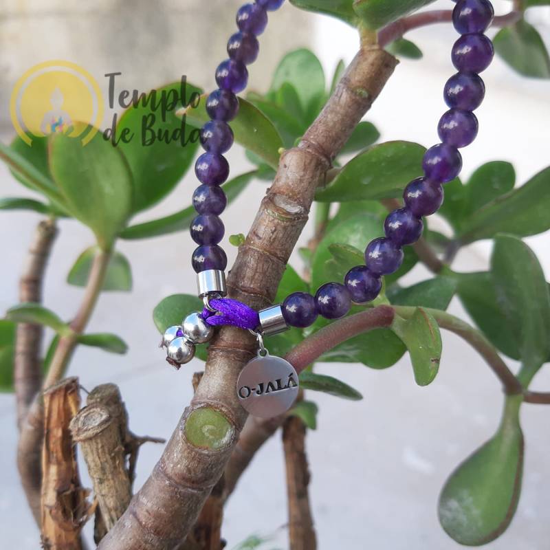 Pulseira de Ametista Ojala 6mm