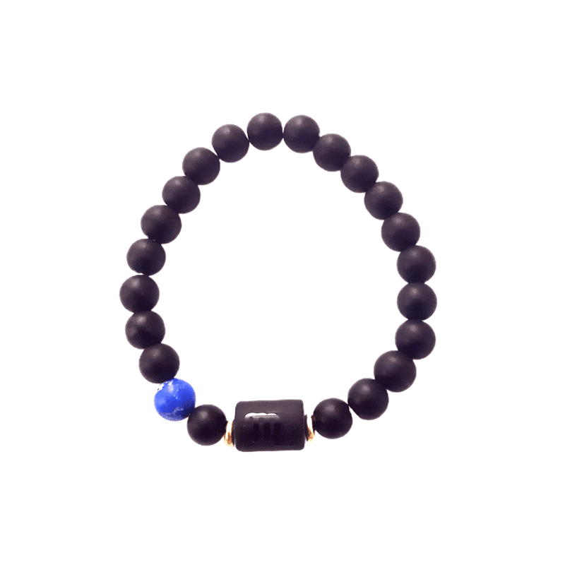 Pulseira Agata Negra Signos Escorpião