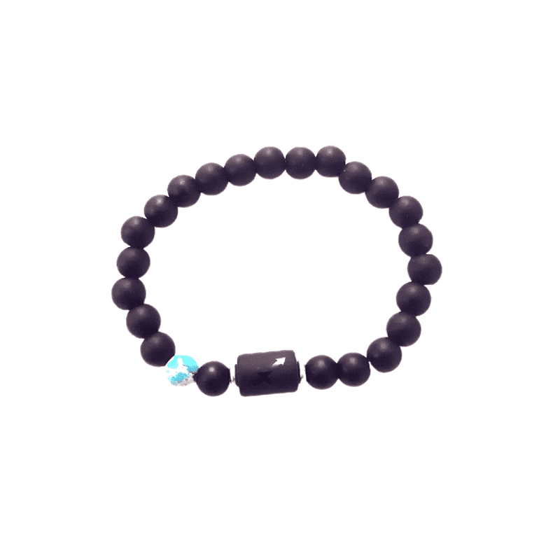 Pulseira Agata Negra Signos Sagitario
