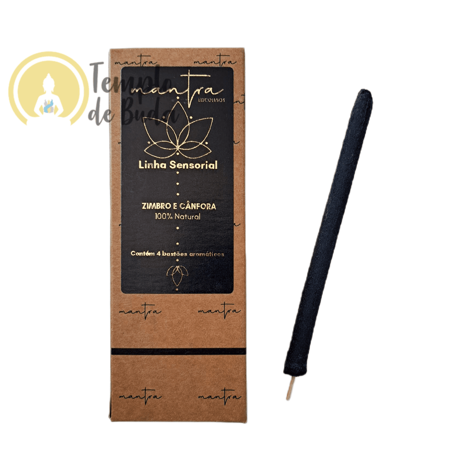 Incenso Artesanal Mantra Sensorial Zimbro e Cânfora (Limpeza Egípcia) - Vareta/Unidade