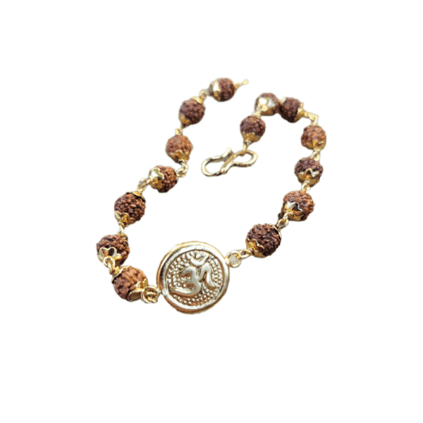 Gouden Rudraksha OM-armband