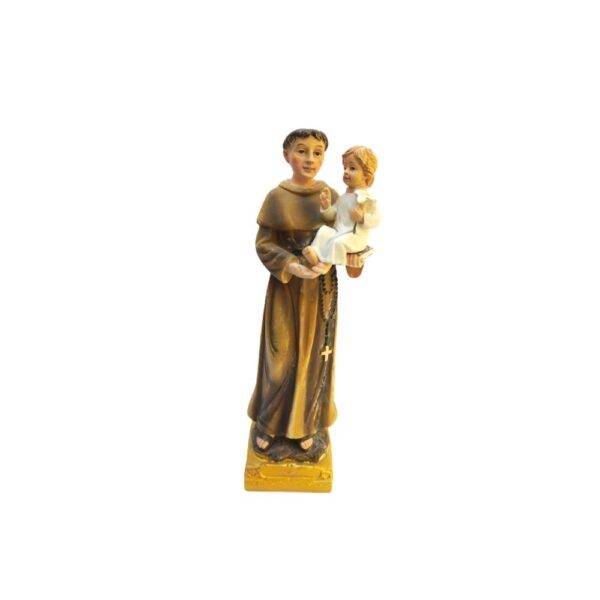 Escultura Devocional de Santo António em Resina