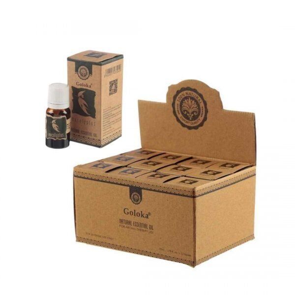 Óleo Essencial 100% Natural Eucalyptus Goloka Caixa