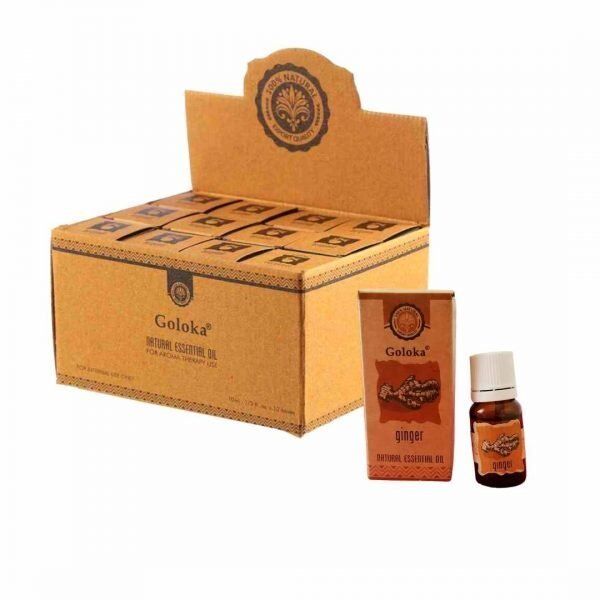 Óleo Essencial 100% Natural Gengibre Goloka Caixa