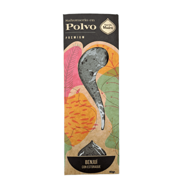 Incenso em Pó Premium Sagrada Madre Benjoim e Estoraque
