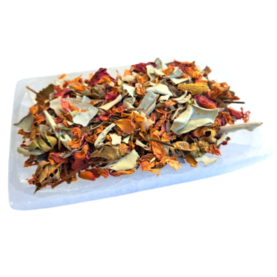 Rosas e Salvia Branca Folhas