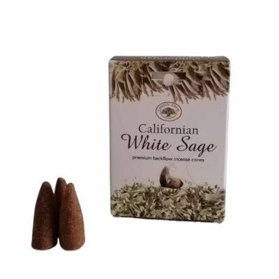 Cones Incenso Refluxo Green Tree Salvia Branca