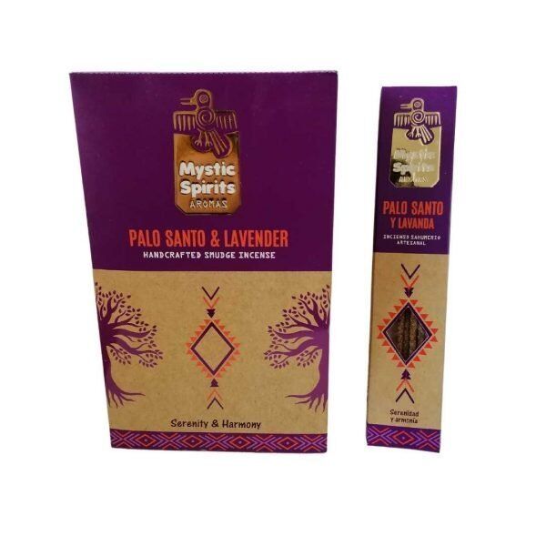 Incenso Mystic Spirits Pau Santo e Lavanda Caixa