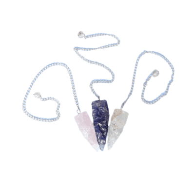 Pendulo Cristal Bruto Natural