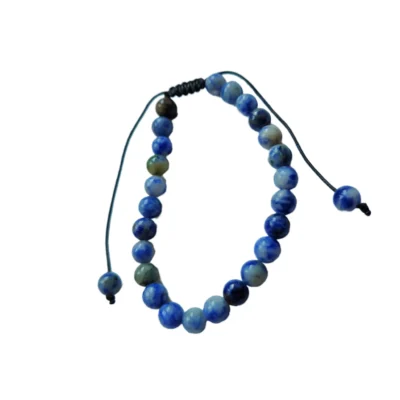 Pulseira Sodalite com Cordão Regulável