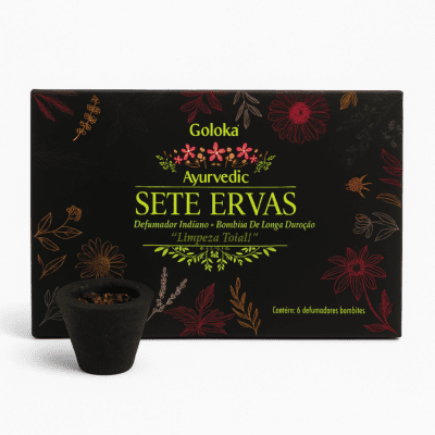 Incenso Copo Goloka Ayurvedic 7 Ervas