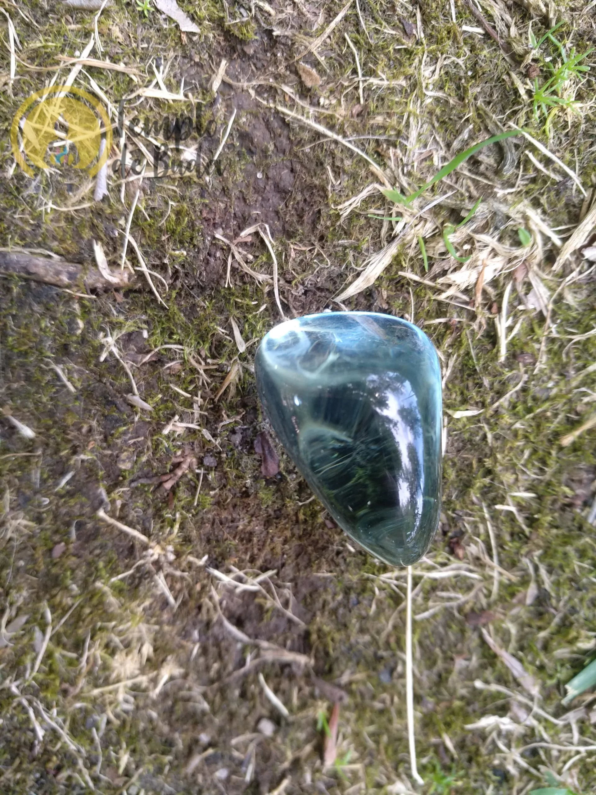 Andara Monoatómico Água Marinha Rolado