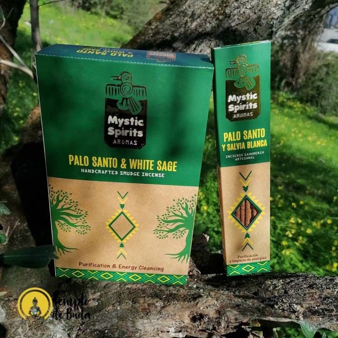 Incenso Mystic Spirits Pau Santo e Salvia Branca Caixa