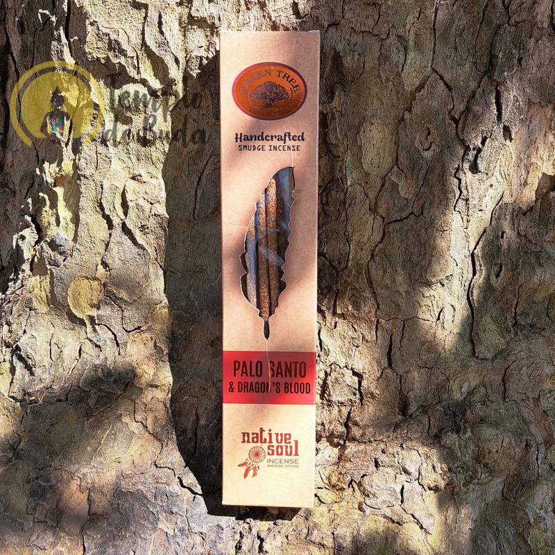 Incenso Indiano Natural Green Tree Native Soul Palo Santo e Dragon's Blood