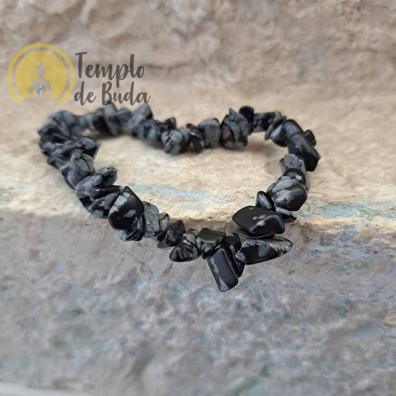 Pulseira de Obsidiana Nevada Chips